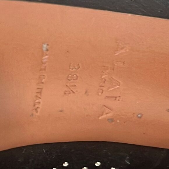 Alaia Black Platform Suede Boots Size 38.5 - Picture 15 of 16